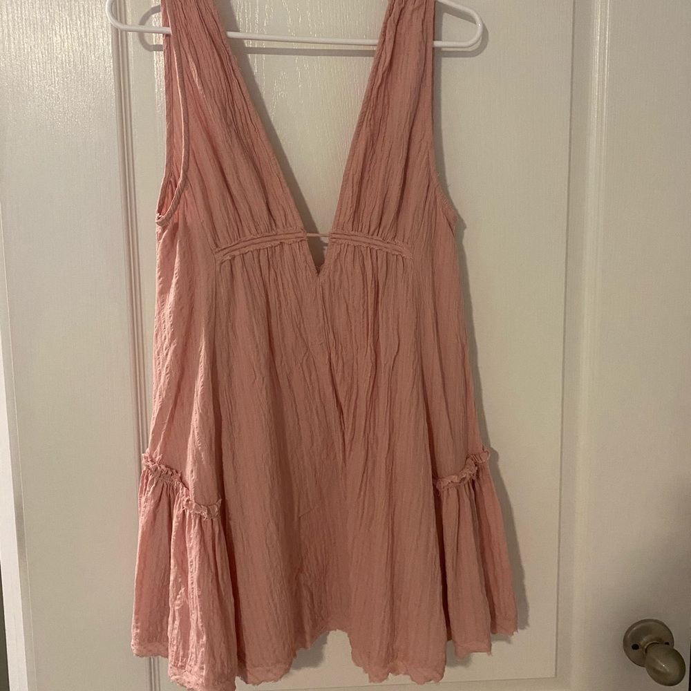 Dusty rose mini dress